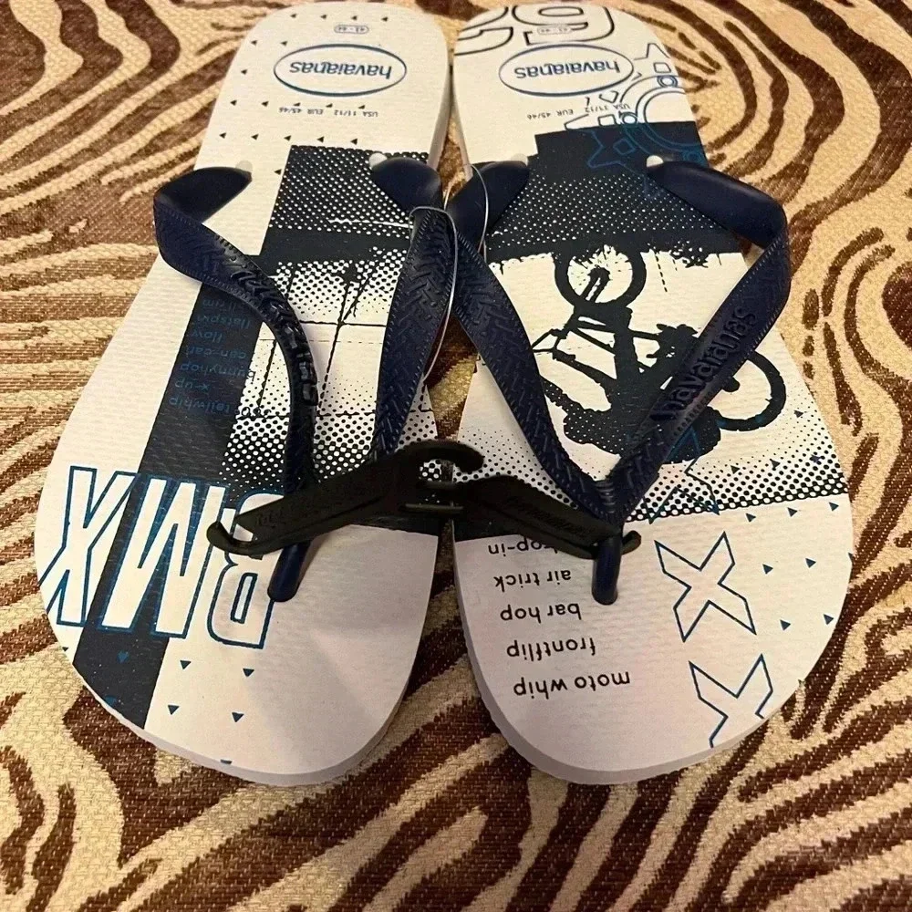 NEW Men’s Havaianas BMX Flip Flops 11/12